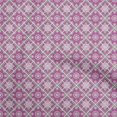 thumbnail image 1 of oneOone Tissu en Coton Flex Violet Mosaïque pour Robe Tissu Imprimé au Mètre 40 Pouces de Large, 1 of 5