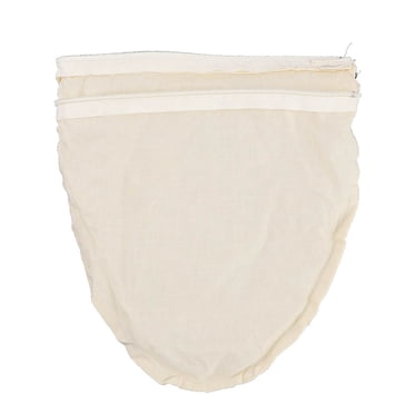 Reusable Cotton Coffee Tea Bag Filter, Loose Leaf Tea Bag, Drawstring Empty Tea Infuser Loose Tea Filter Bag with Zipper