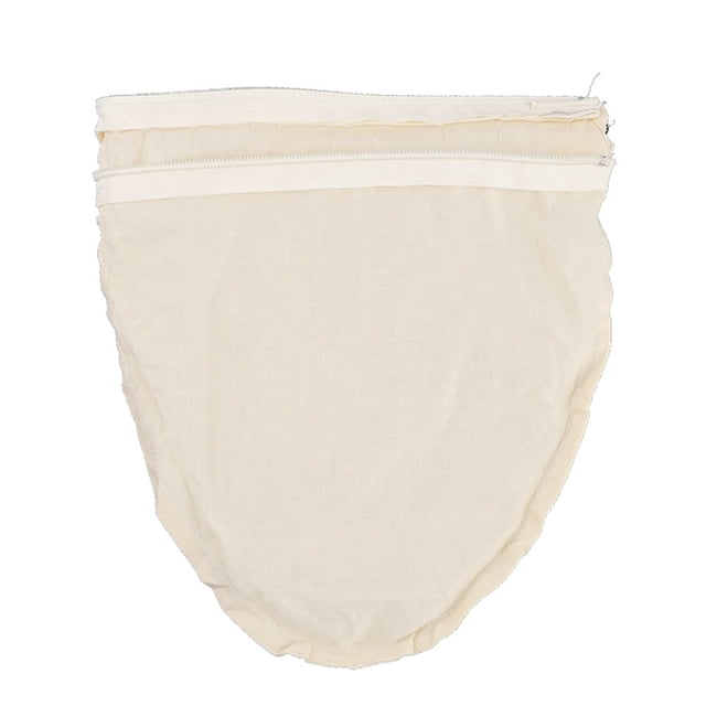 Reusable Cotton Coffee Tea Bag Filter, Loose Leaf Tea Bag, Drawstring Empty Tea Infuser Loose Tea Filter Bag with Zipper