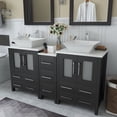 thumbnail image 3 of Vanity Art 60 in. W Double Sink Bathroom Vanity with Engineered Marble Top and Two Free Mirror, 3 of 10
