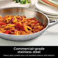 thumbnail image 3 of Ninja C99012 EverClad Commercial-Grade Stainless Steel Cookware Set, Tri-Ply Pots And Pans, Oven Safe to 600°F, PFAS Safe, All Stovetops &amp; Induction Compatible, Stainless, 10.25", 3 of 10