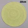 thumbnail image 3 of CAROOTU Round Cotton Coaster Heat Resistant Dining Table Plate Mat for Household Protects Table from Burnt, 3 of 7