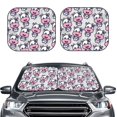 thumbnail image 2 of Vsdgher Baby Cow Print Car Windshield Sun Shade, Reflective Sunshade Window Sunshade Sun Visor Protector Fit for Cars,Trucks,SUVs-Large, 2 of 6