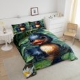 thumbnail image 4 of Erosebridal Ensemble de Douillette pour Tout-Petit avec Ornithorynque Mignon, Couette d'Animaux Australiens de Dessin Animé, Réversible 2 Pcs, 4 of 7