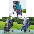 thumbnail image 3 of SNNROO Babies Stroller Raining Cover Travel Weather Shield Accessory Waterproof Windproof Protection Protect from Dust Snow, 3 of 16