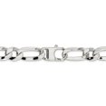 thumbnail image 4 of Sterling Silver 12.25mm Elongated 1+1 Open Link Chain (Weight: 89.66 Grams, Length: 22 Inches), 4 of 4