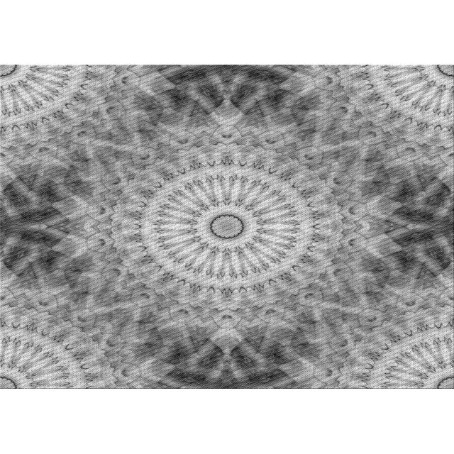 Ahgly Company Machine Washable Indoor Rectangle Transitional Gray Cloud Gray Area Rugs, 4' x 6'