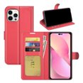 thumbnail image 1 of [PST] iPhone 14 Pro Max Wallet Case, Leather Magnetic Card Slot Wallet Folio Flip Case Cover, 1 of 7