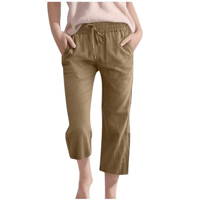 School Clothes for Girls Suet Pants for Girls Kids Comfortable High Waisted Wide Leg Pants Drawstring Elastic Trousers Comfy Straight Leg Long Pants With Pockets