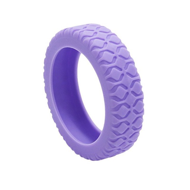 Luggage Wheels Protector Suitcase Small Parts Wear Resistant Silicone Protection Cover For Most Spinners Wheels Purple 8pcs