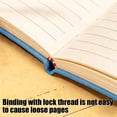 thumbnail image 4 of Fwttom Paper Notebook, A7 Pocket Notebook Compact Portable Notebook Thick Leather Journal Small Mini Concise Notebook, 4 of 6