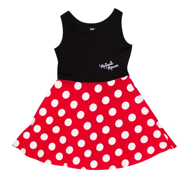 Minnie Mouse Robe Jeunesse à Pois Rouges-4/5 - TP