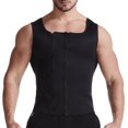 thumbnail image 1 of Tank Top for Men, Mens Solid Color Exercise Close-fitting Round Neck Fitness Short-sleeved Top, 1 of 8