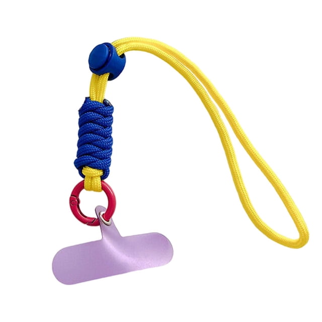 pitrice Mobile Phone Lanyard Adjustable Reusable Neck Hanging Rope with Hook Microfiber Safety Straps Accessory Picnic Running Type 6