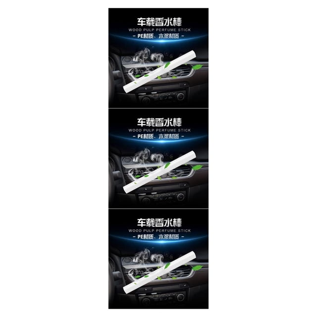 QualitChoice 10pcs Car Incense Diffuser Air Refill Car Air Solid Stick Vent Freshener No.10 3Set