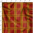 thumbnail image 3 of Soimoi Rayon Fabric Check Check Print Fabric by the Yard 56 Inch Wide, 3 of 5