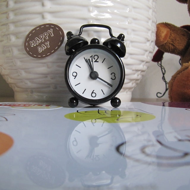 Clock Cute Small Alarm Metal Alarm Clock Small Electronic Mini Clock Meat for Grilling Mini Timer Bathroom Timer Kids Sand Timers Silent Timer for Classroom