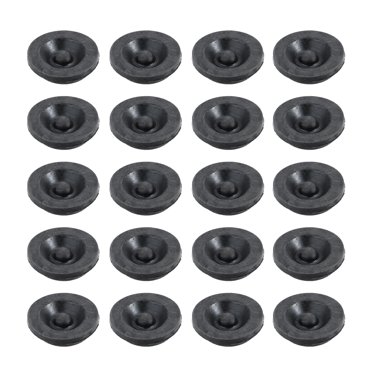 Unique Bargains 20pcs 1.46' Trailer Hub Dust Cap Rubber Grease Plug for Dexter EZ Lube Trailer Camper