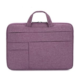 Yeacher Portable Laptop Bag 14 inch Laptop Case Waterproof Nylon Laptop Bag Briefcase Leisure Business Handbag Purple