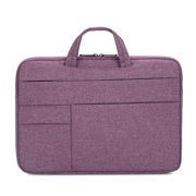 Portable Laptop Bag 14 Inch Laptop Bag Waterproof Nylon Laptop Bag Briefcase Casual Business Handbag Purple