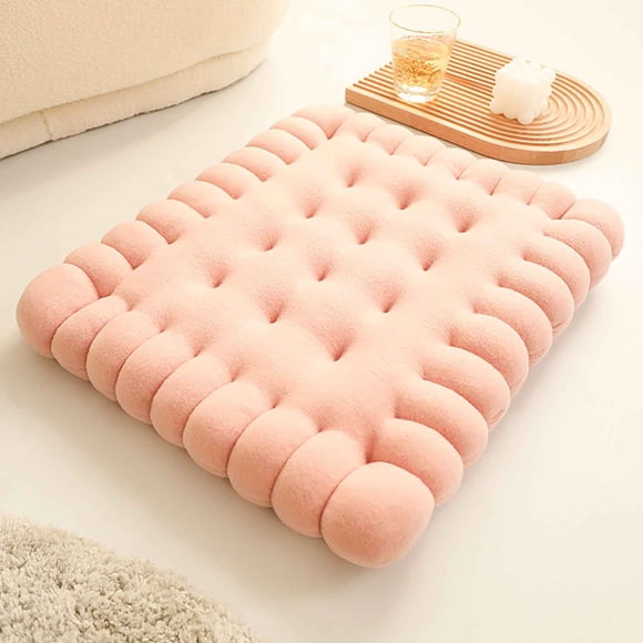 50x40cm Rectangle Thickened Seat Cushion - Short Velvet Floor Pillow for Balcony, Bedroom Chair, Tatami, Reading Nook