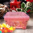 thumbnail image 5 of Yhmxh Closet Organizers and Storage Candy Color Mini Storage Box Transparent Storage Box 0.14 Liters Small Glove Box Cute Lock Jewelry Box Mini Storage, 5 of 5