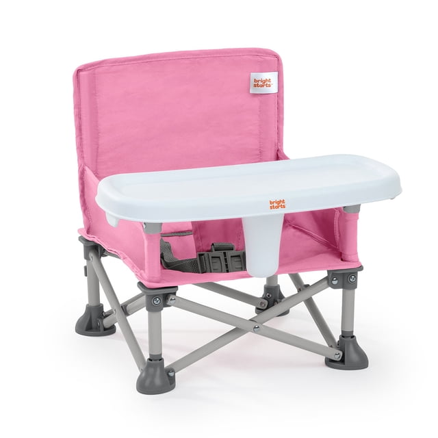 Bright Starts - Pop ‘N Sit Portable Booster Seat - Pink