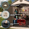 thumbnail image 4 of Lifetime Outdoor Storage Shed, 15' x 8' With Dual Side Entry, 4 of 9
