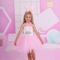 thumbnail image 1 of TIMIFIS Tenue de Pâques pour Filles, Robes de Pâques pour Filles, Robe de Princesse pour Tout-Petits, Robe d'Été Dos Nu avec Bandeau, Col, Queue pour 9 Ans, 1 of 8