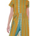 thumbnail image 4 of Moomaya Kurta Imprimé Tunique à Fente avant Hauts Femmes Tenue d'Été Kurti pour Dames, 4 of 5