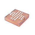 thumbnail image 2 of Solitaire Toy Wood Solitaire Chess Board Game Classical Intelligence Toy for Children Adults, 2 of 5