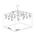 thumbnail image 4 of 1pc Clothes Drying Hanger Multiple Clips Traceless Odorless for Home Wardrobe, 4 of 4