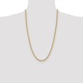 thumbnail image 2 of Diamond2Deal 14K Jaune Gold 3.8 mm Corde Régulière Chain Collier for Hommes 26, 2 of 7