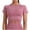 Pink, variant on LUOGENLI Female Shirts Women's Solid Color Sports Yoga Clothing Dot Short Sleeve Top High Elastic Tight Fitness Clothing Running Sportswear Womens T-shirts Graphic Tees Vintage Valentines Purple M