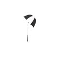 thumbnail image 1 of J&m Drizzle Stik Flex Parapluie (Noir/blanc), 1 of 4