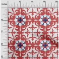 thumbnail image 2 of oneOone Viscose Chiffon Red Fabric Asian Block Floral Sewing Craft Projects Fabric Prints By Yard 42 Inch Wide, 2 of 4