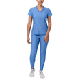 thumbnail image 1 of Adar Pro Women's Sweetheart V-Neck Scrub Set, Heather, Sizes XS-XXXL, 1 of 7