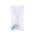 thumbnail image 1 of Floating Waterproof Phone Pouch Waterproof Phone Case Transparent Support Touch Screen for Water Sports SwimmingWhite Horse, 1 of 1