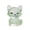 Green, variant on Glow In The Dark Miniature Animal Figurines Resin Art For Desktop Fairy Garden And Terrarium Display