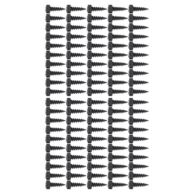 100pcs Plante Racine Croissant Récipient Vis Fixes, Pots de Pépinière en Plastique Vis pour Jardin, Patio, Cour