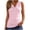 Pink#44, variant on FAVIPT Womens Cowl Neck Tank Tops Trendy Going Out Sleeveless Shirts Slim Fit Ruched Business Casual Tunic Tops Wine,XL