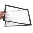thumbnail image 4 of Unique Bargains 12"x17" Magnetic Display Frame A3 Adhesive Magnetic Sign Holder Black 5 Pack, 4 of 6