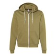 thumbnail image 1 of American Apparel Flex Fleece Unisex Full-Zip Hoodie, 2XL, Meadow, 1 of 2