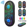 thumbnail image 1 of Souris Vocale G11 Contrôle Vocal Intelligent 2.4G RGB Rétroéclairage Télécommande Batterie Rechargeable Compatible pour H96 MAX A95X F3 TV Box, 1 of 9