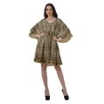 thumbnail image 2 of Moomaya Robe d'Été pour Femmes, Grande Taille, Kimono Aguichant Imprimé, Mini-Robe, 2 of 6