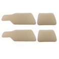 thumbnail image 3 of S SERENABLE 4x/ Ensemble Tapis de Sol Universels pour Voiture Antidérapants Protection Robuste Beige, 3 of 9