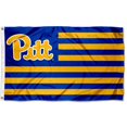 thumbnail image 1 of Drapeaux et Bannières Universitaires Co. Pittsburgh Panthers Script Pitt Drapeau Nation Rayures Américaines, 1 of 4