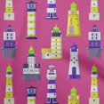 thumbnail image 1 of oneOone Polyester Spandex Yellow Fabric Sea Lighthouse Craft Projects Decor Fabric Printed By The Yard 56 Inch Wide, 1 of 5