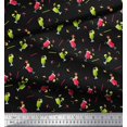 thumbnail image 3 of Soimoi Polyester Crepe Fabric Straw & Juice Beverages Print Sewing Fabric Yard 52 Inch Wide, 3 of 3