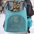 thumbnail image 2 of Dog Backpack Carrier for Small Dogs Foldable Small Pet Carrier, Ventilated Design Pet Travel Carrier Backpack with Breathable Mesh Pockets, A Pet Carrier Bag for Travel Hiking and Camping, 2 of 7